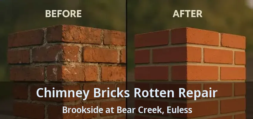 Chimney Bricks Rotten Repair Brookside at Bear Creek, Euless - TX