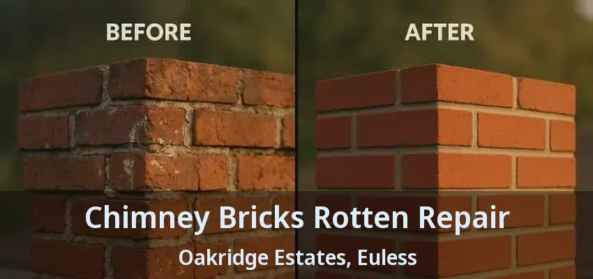 Chimney Bricks Rotten Repair Oakridge Estates, Euless - TX