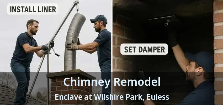 Chimney Remodel Enclave at Wilshire Park, Euless - TX