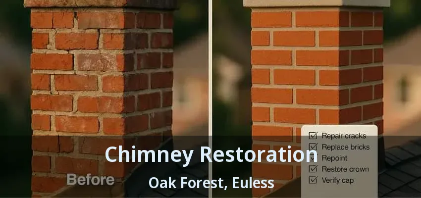 Chimney Restoration Oak Forest, Euless - TX