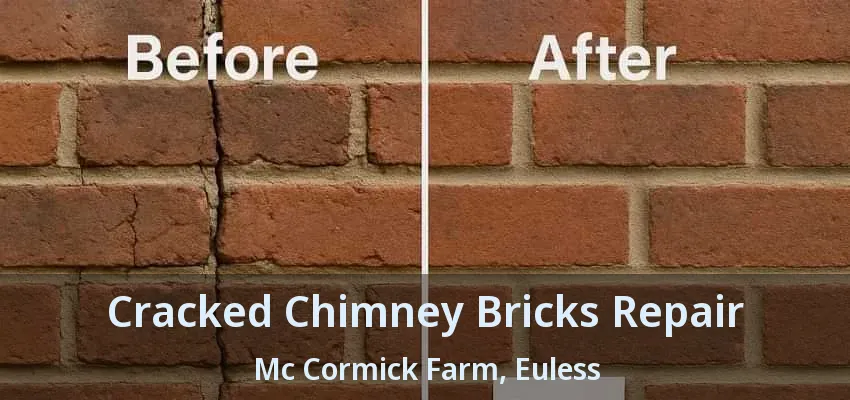 Cracked Chimney Bricks Repair Mc Cormick Farm, Euless - TX
