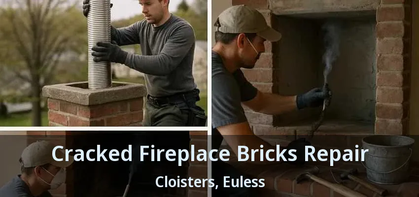 Cracked Fireplace Bricks Repair Cloisters, Euless - TX