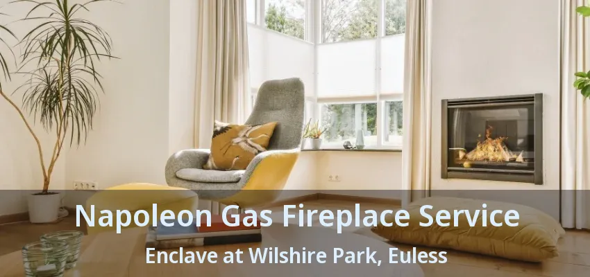 Napoleon Gas Fireplace Service Enclave at Wilshire Park, Euless - TX