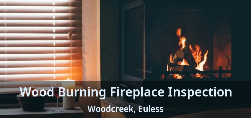 Wood Burning Fireplace Inspection Woodcreek, Euless - TX