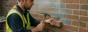 Cracked Chimney Bricks Repair Founders Parc, Euless